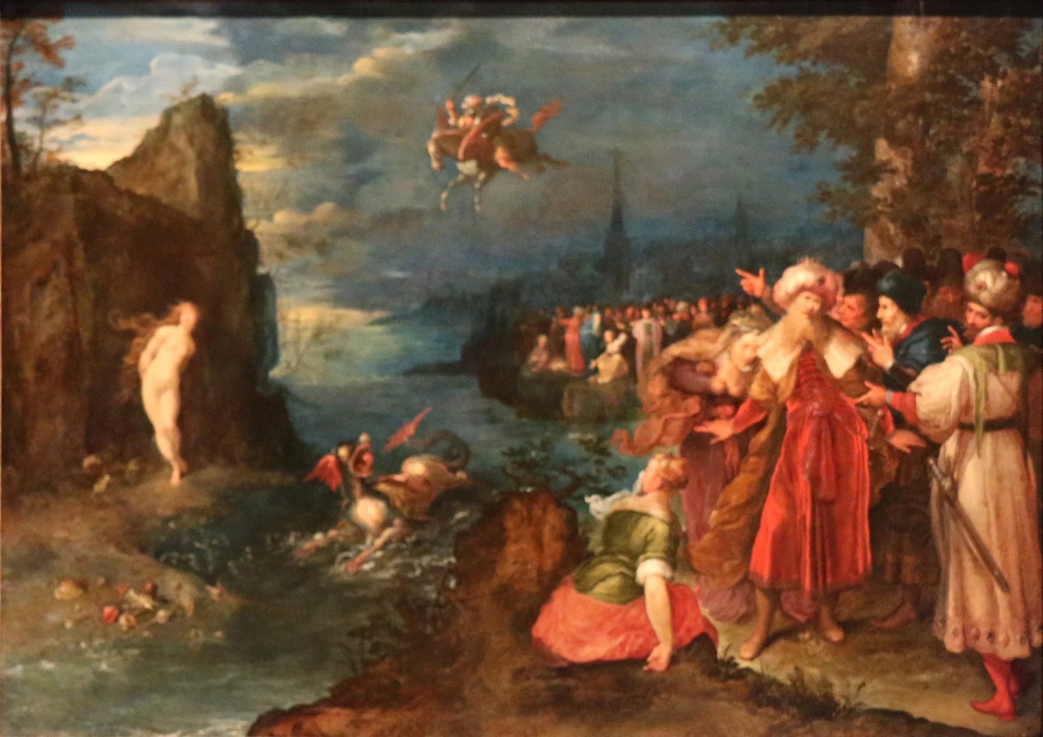 Persée libérée Andromède - Jan Brueghel l'Ancien image 1 copie de tableau peinte à la main