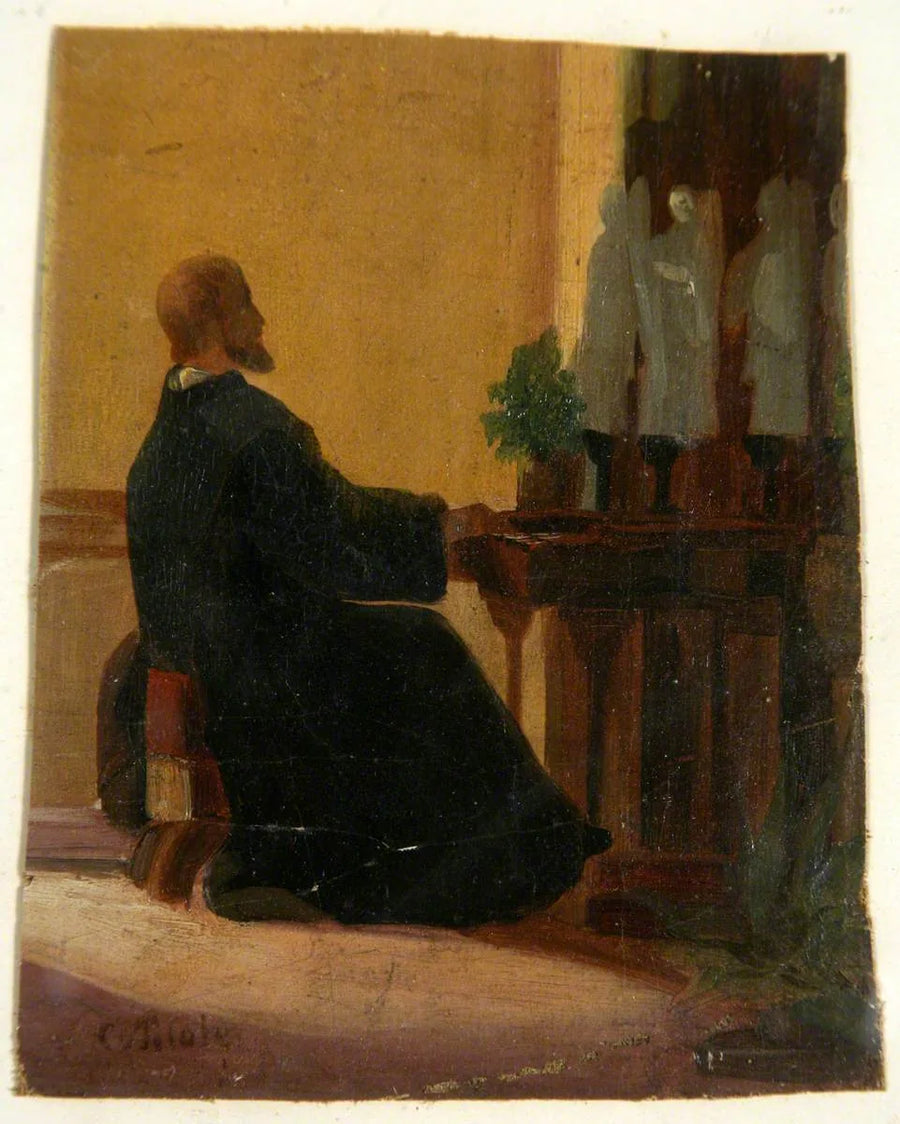 Personnage assis, Allemagne - Karl von Piloty image 1 reproduction d’œuvre d’art à l’huile