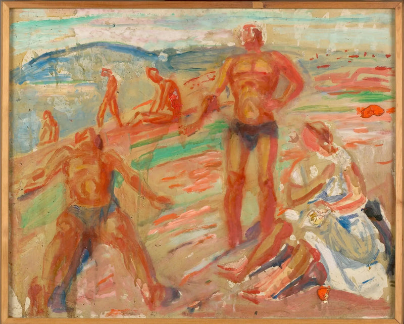 Personnes prenant un bain de soleil - Edvard Munch