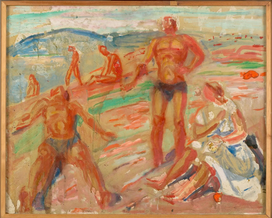 Personnes prenant un bain de soleil - Edvard Munch