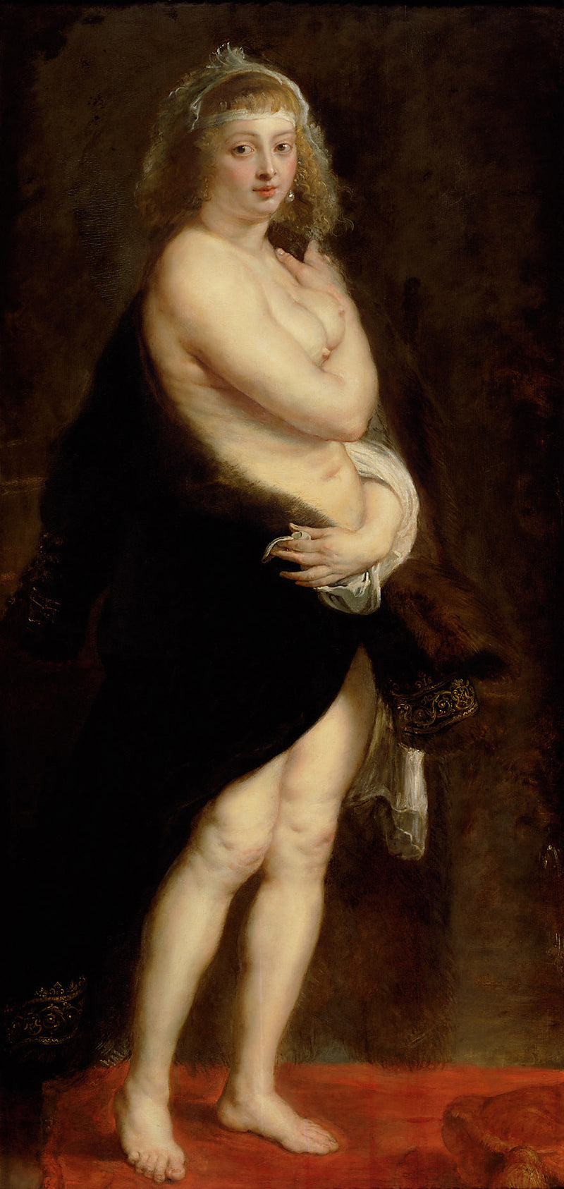 Hélène Fourment en fourrure - Pierre Paul Rubens