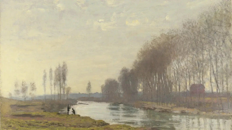 Le Petit Bras de la Seine в Аржантеї W196 - Клод Моне