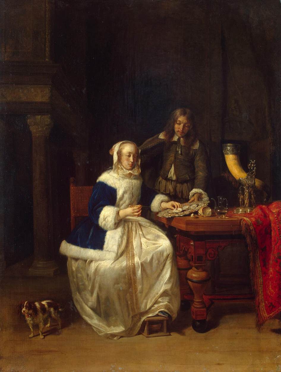 Petit-déjeuner - Gabriel Metsu image 1 reproduction réalisée par Alpha Reproduction