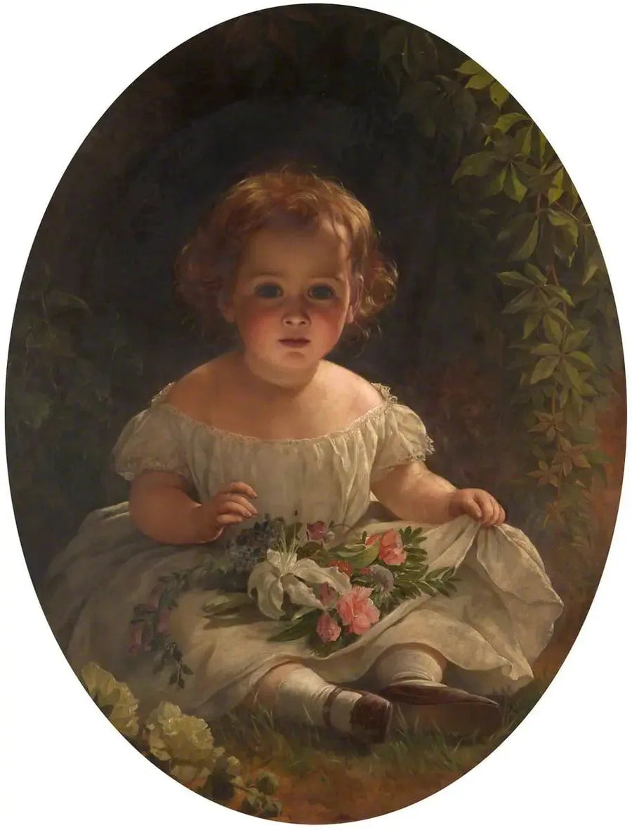 Petit Fleuriste - Thomas Francis Dicksee image 1 tableau peint à l’huile sur toile