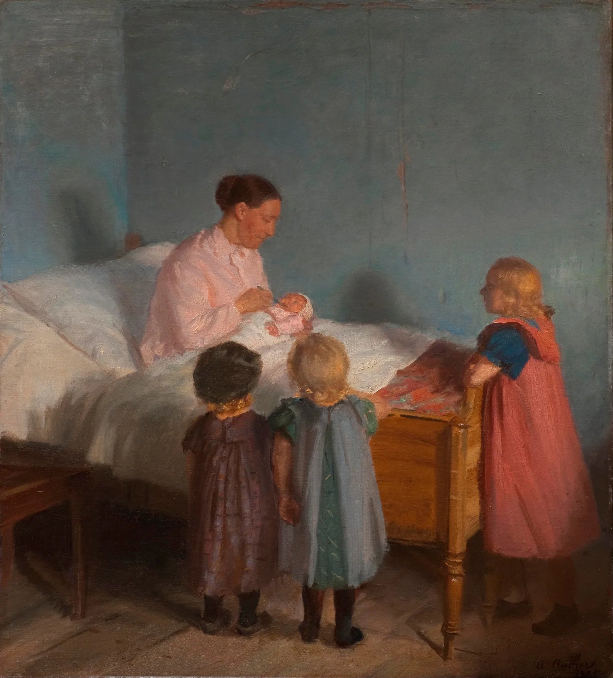 Petit frère - Anna Ancher image 1 reproduction d’œuvre d’art à l’huile