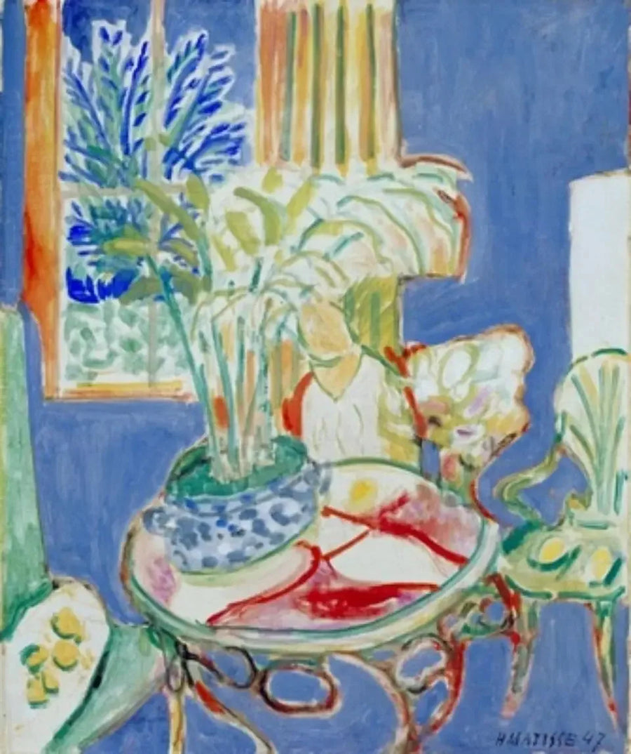 Petit intérieur bleu - Henri Matisse