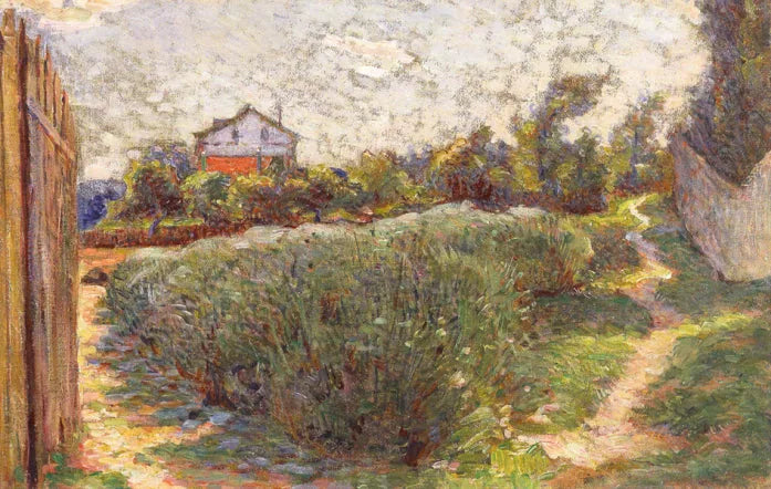 Petit paysage avec maison - Marie Bracquemond image 1 reproduction réalisée par Alpha Reproduction