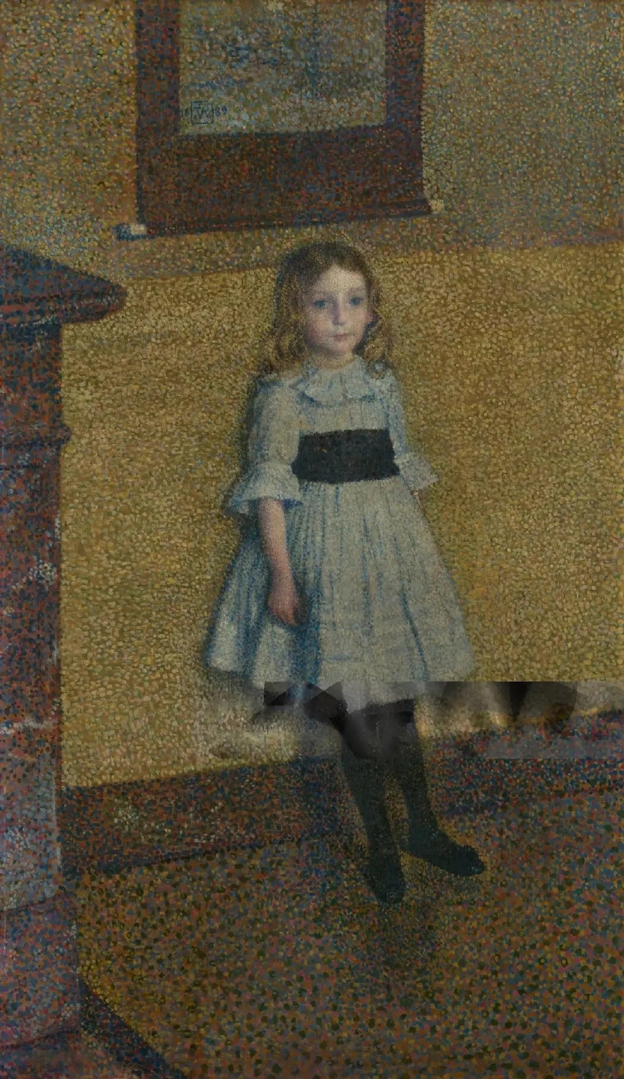 Petite Denise - Théo van Rysselberghe image 1 reproduction réalisée par Alpha Reproduction