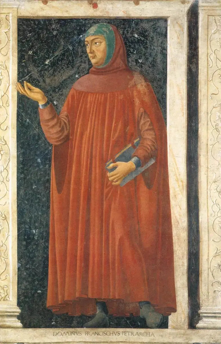 Pétrarque - Andrea del Castagno image 1 copie de tableau peinte à la main