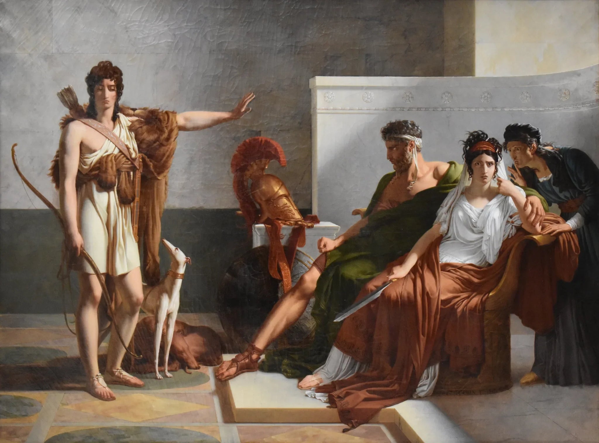 Phèdre et Hippolyte - Pierre-Narcisse Guérin image 1 reproduction réalisée par Alpha Reproduction