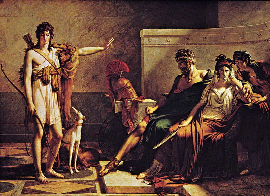 Phèdre et Hippolyte - Pierre-Narcisse Guérin image 1 tableau peint à l’huile sur toile