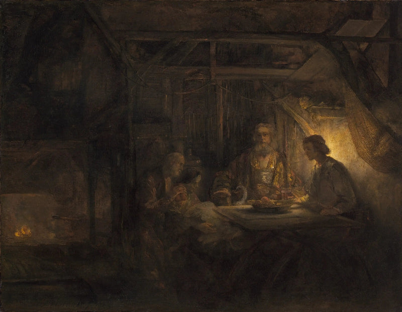 Philémon et Baucis - Rembrandt