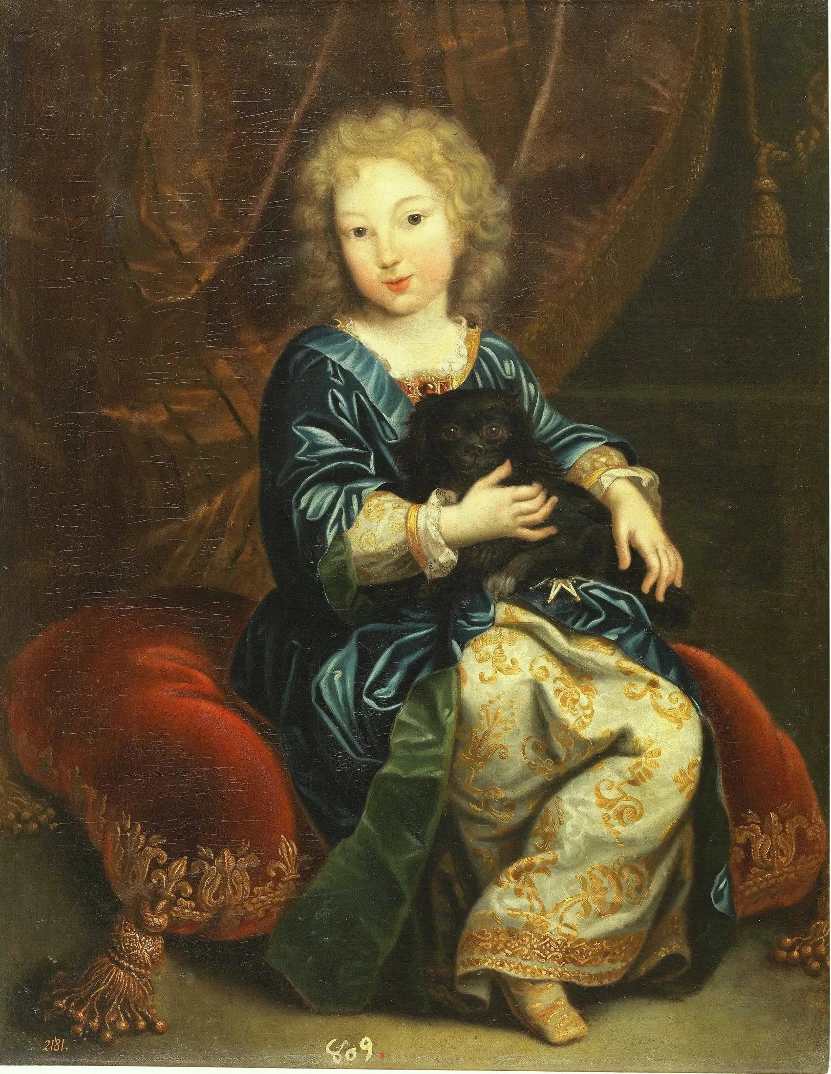 Philippe de Bourbon, duc d'Anjou - Pierre Mignard image 1 reproduction artisanale de tableau