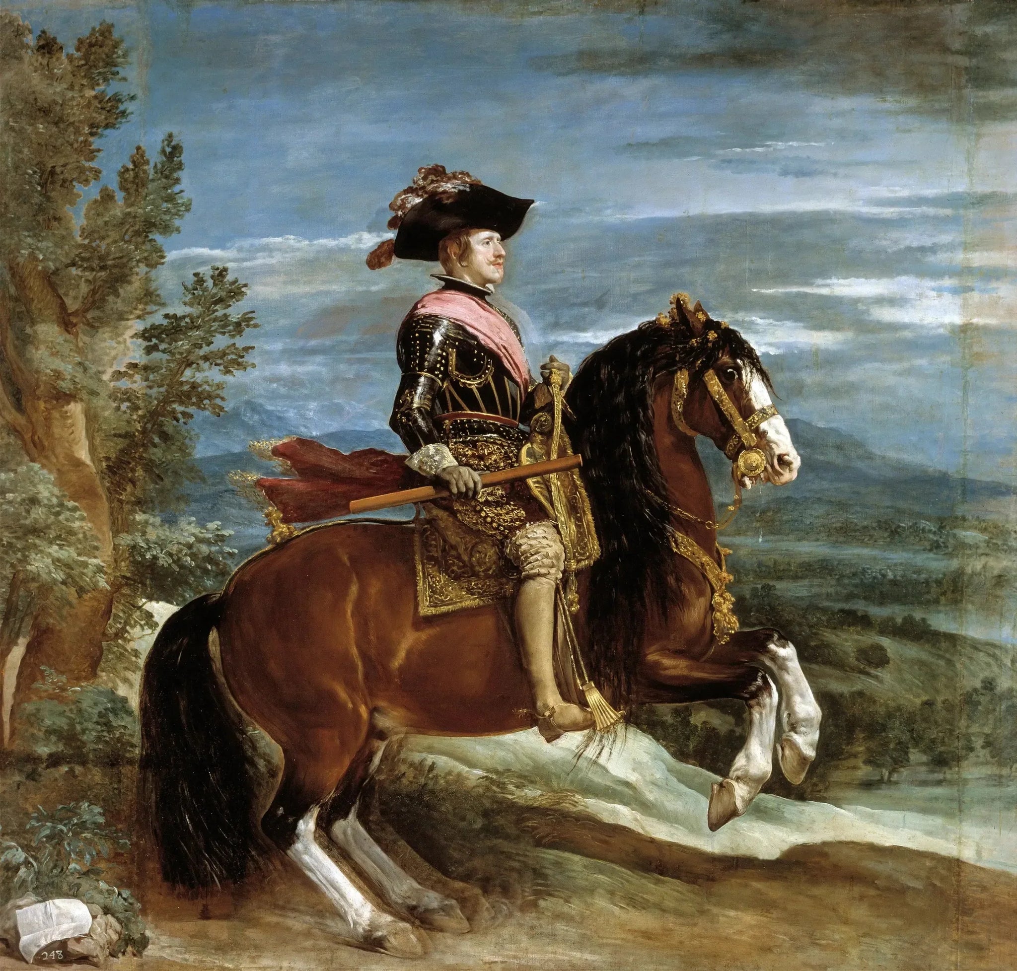 Philippe IV à cheval - Diego Velázquez image 1 reproduction réalisée par Alpha Reproduction