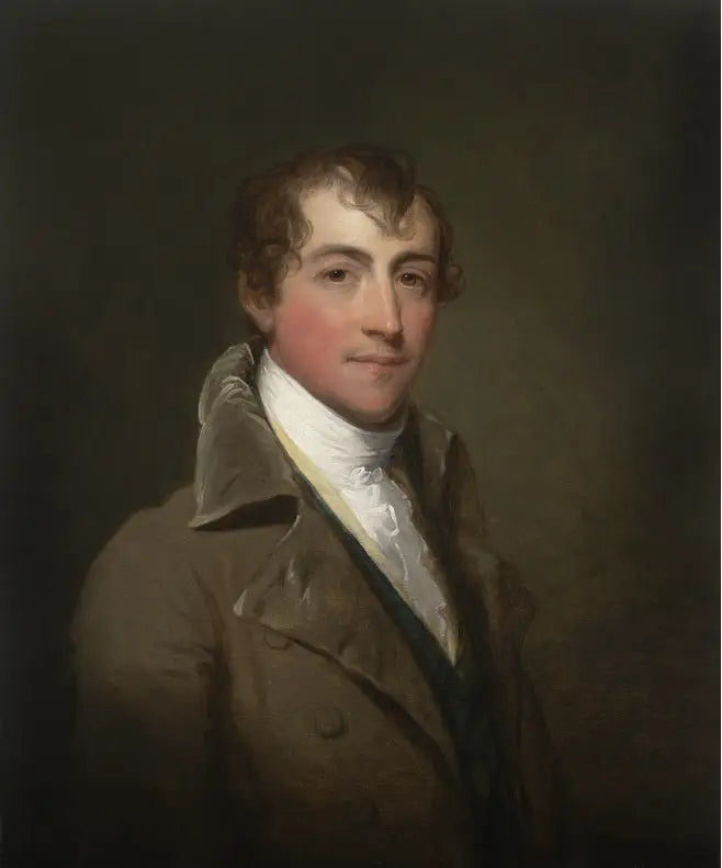 Philippe Jérémie Schuyler (1768-1835) - Gilbert Stuart image 1 tableau peint à l’huile sur toile