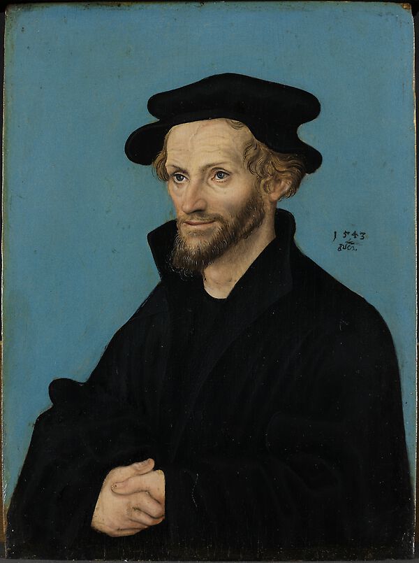 Philippe Mélanchthon - Lucas Cranach the Elder image 1 tableau peint à l’huile sur toile