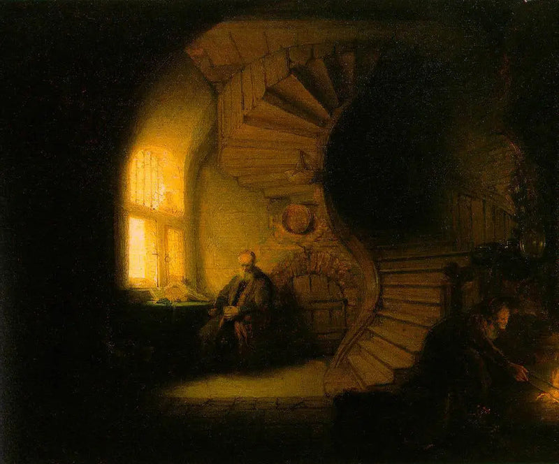 Philosophe en contemplation - Rembrandt