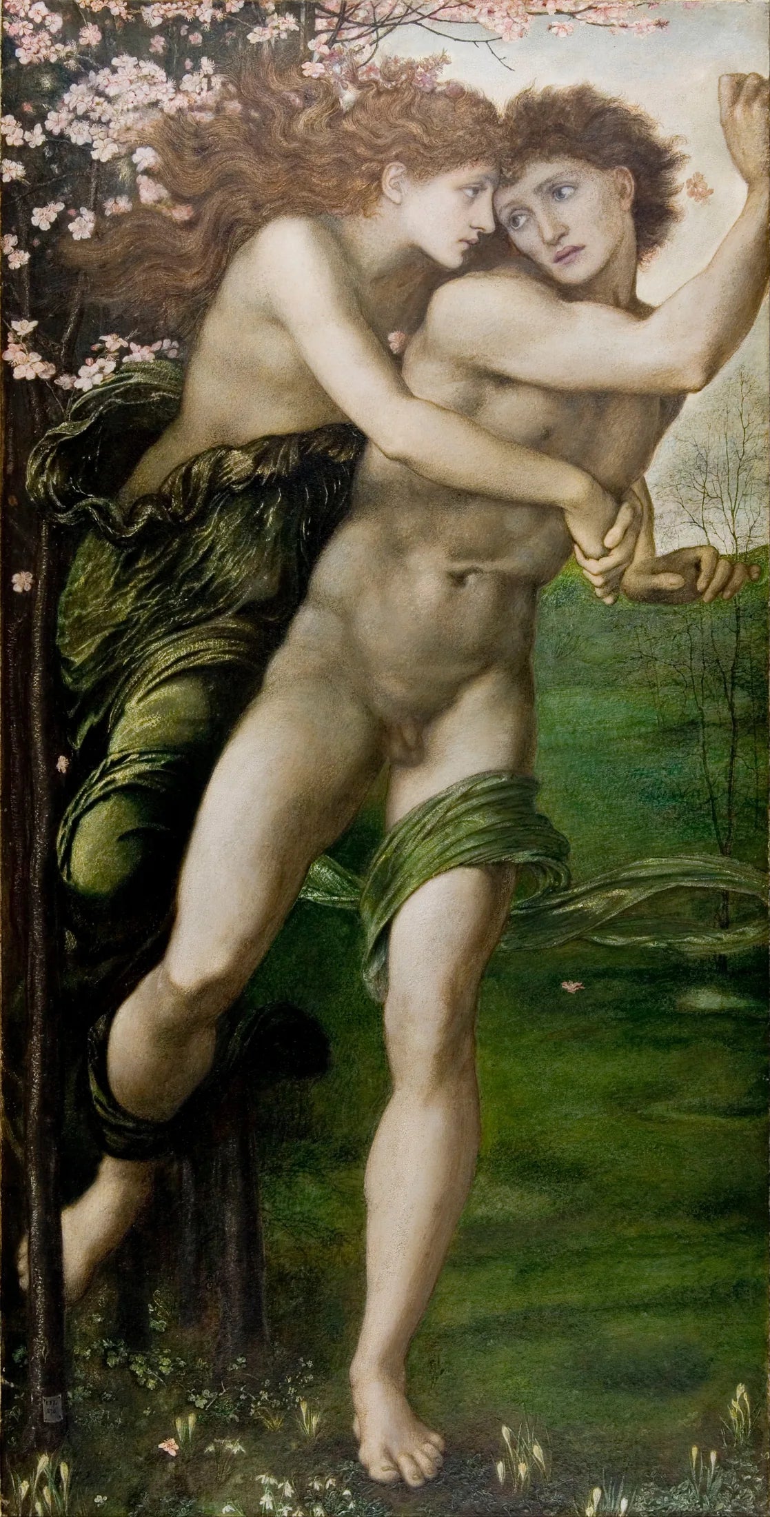 Phyllis et Démophon - Edward Burne-Jones image 1 copie de tableau peinte à la main