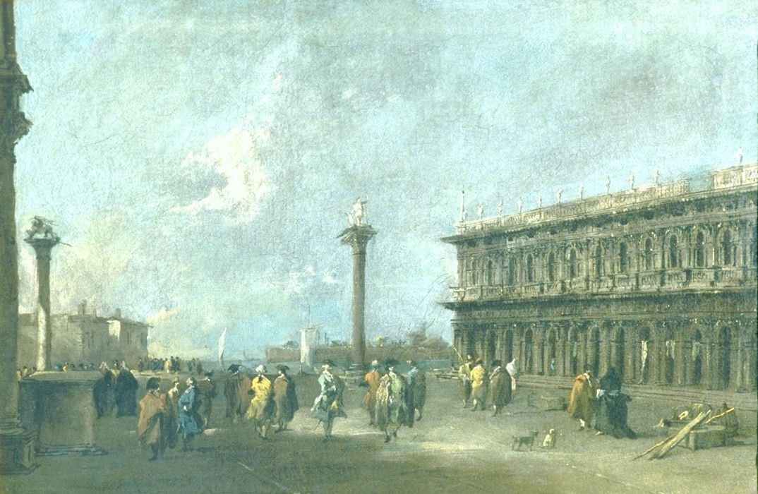Piazzetta de S. Marco, Venise - Francesco Guardi image 1 reproduction artisanale de tableau