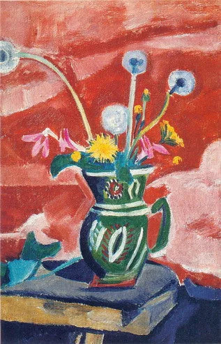 Pichet à fleurs - Olga Rozanova image 1 copie de tableau peinte à la main