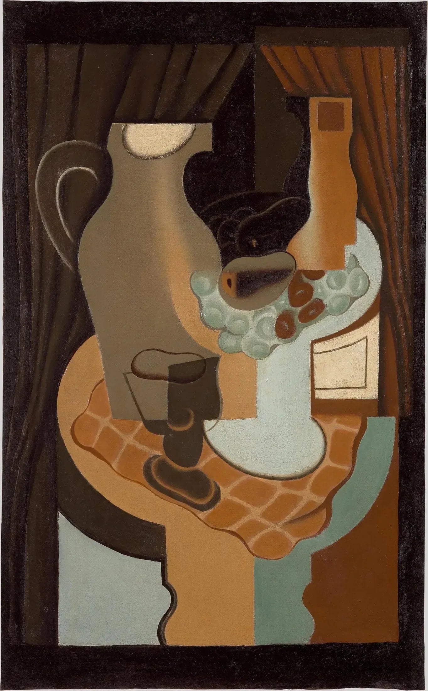 Pichet et coupe à fruits - Juan Gris image 1 tableau peint à l’huile sur toile
