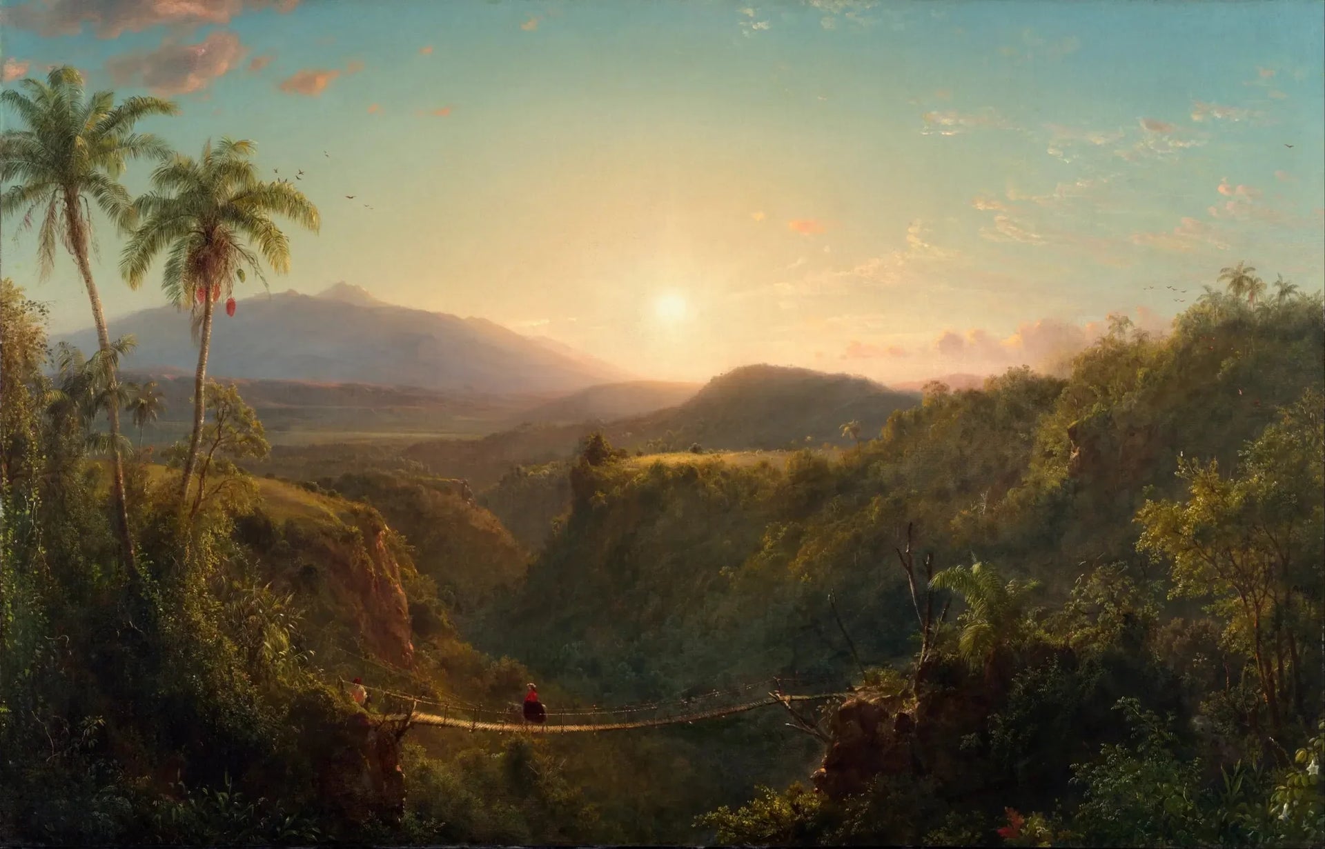 Pichincha - Frederic Edwin Church image 1 reproduction d’œuvre d’art à l’huile