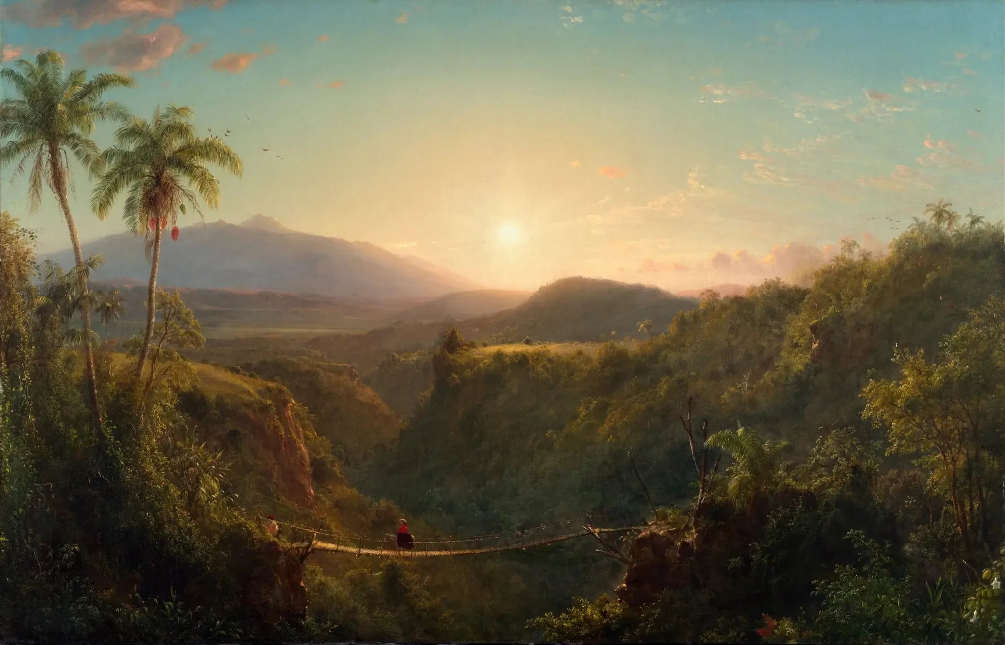 Pichincha - Frederic Edwin Church image 1 reproduction d’œuvre d’art à l’huile