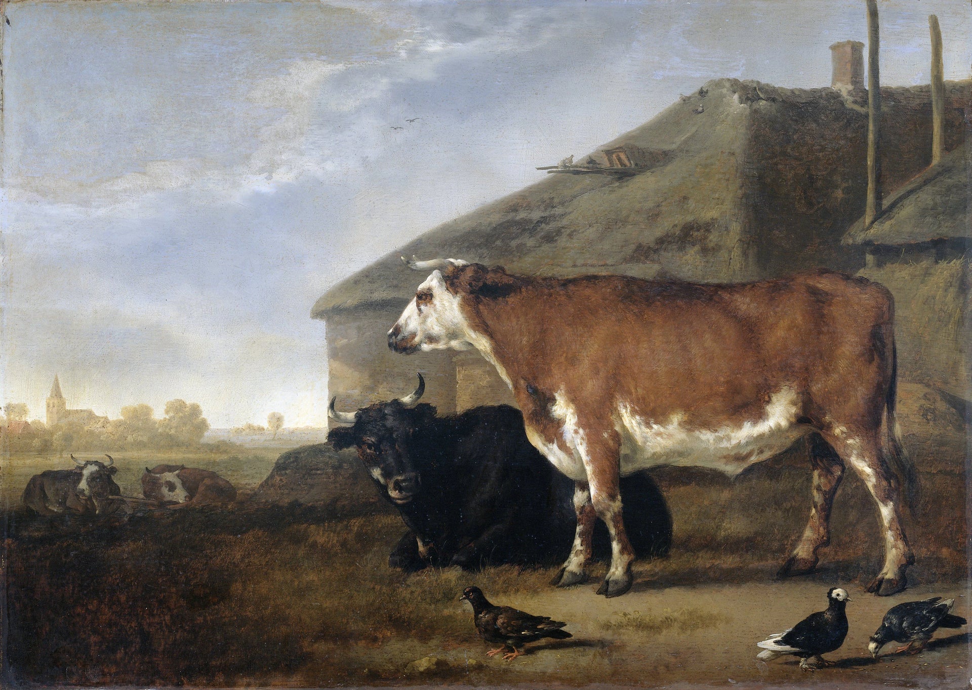 Pièce de bétail - Abraham van Calraet