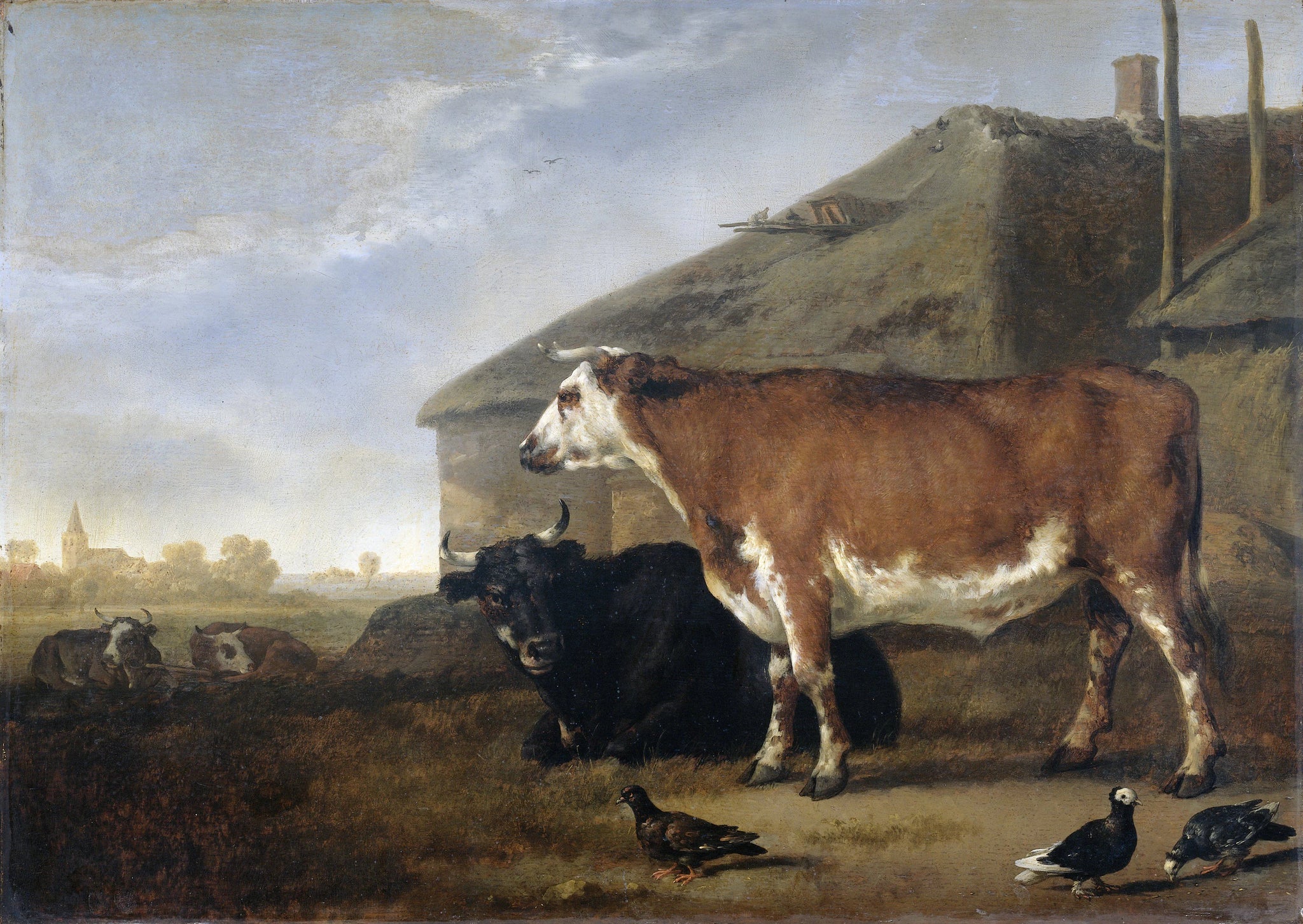 Pièce de bétail - Abraham van Calraet