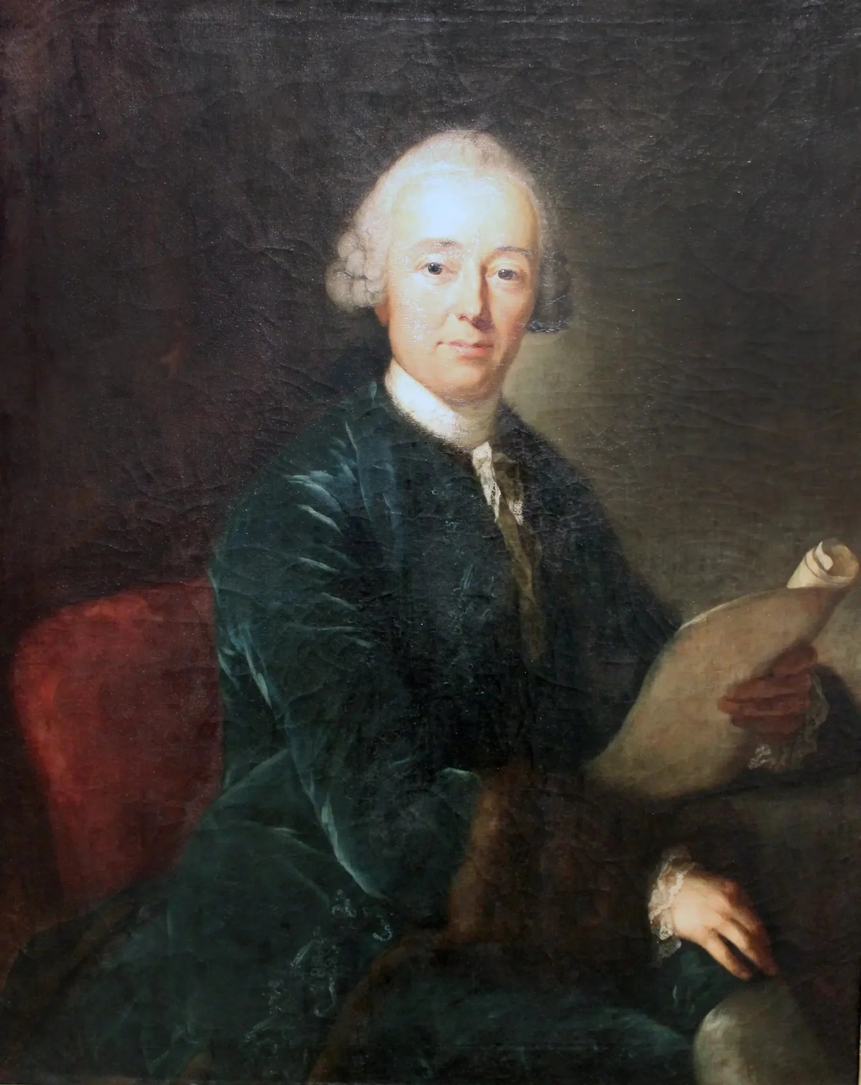 Pierre Auguste de Schönberg, maître de maison de l'électeur de Saxe - Anton Graff image 1 reproduction de peinture à l’huile