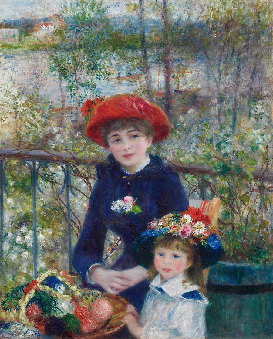 Les Deux Sœurs, sur la terrasse - Pierre-Auguste Renoir