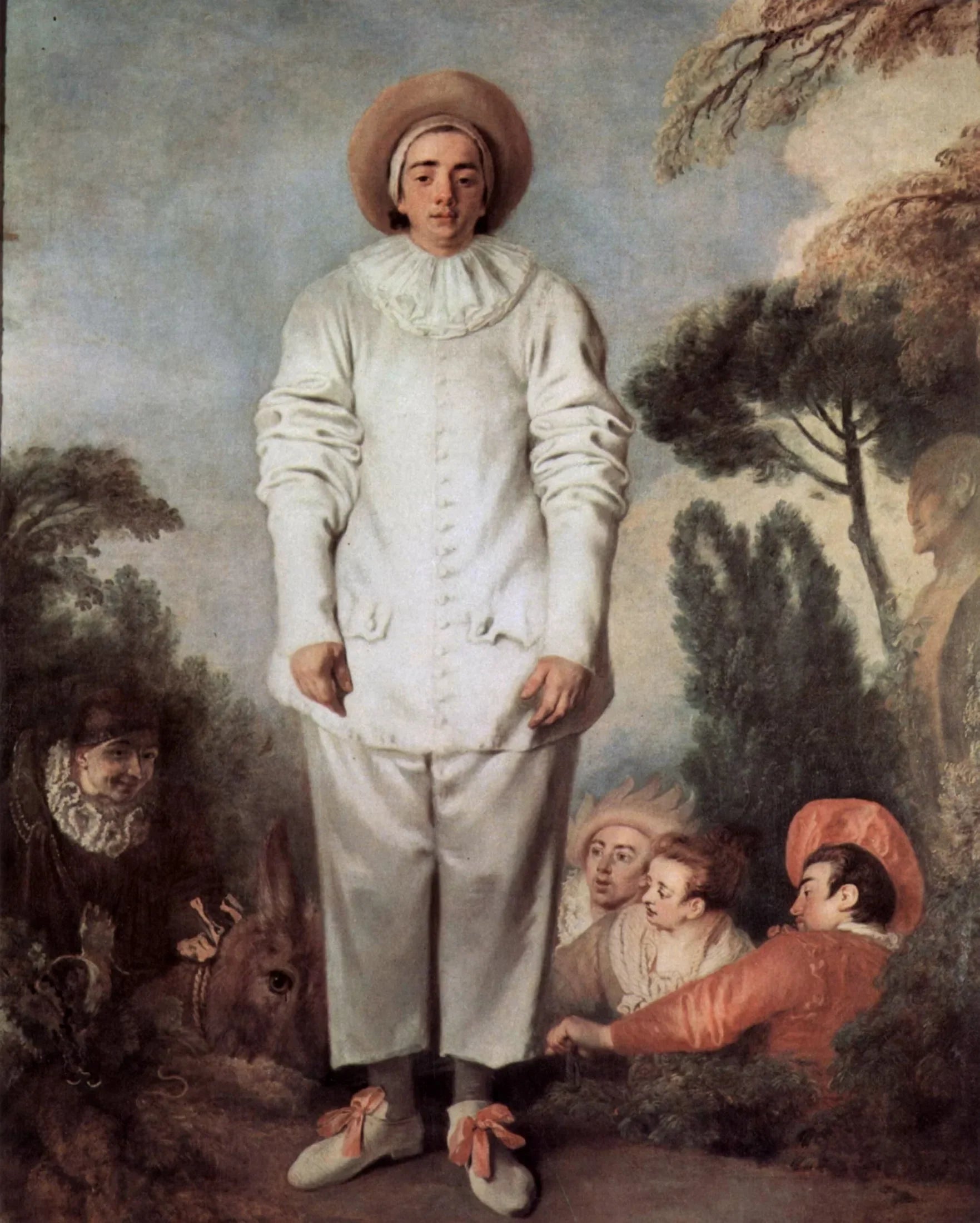 Pierrot - Antoine Watteau image 1 reproduction de peinture à l’huile
