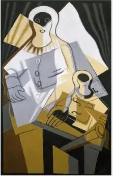 Pierrot - Juan Gris image 1 reproduction de peinture à l’huile