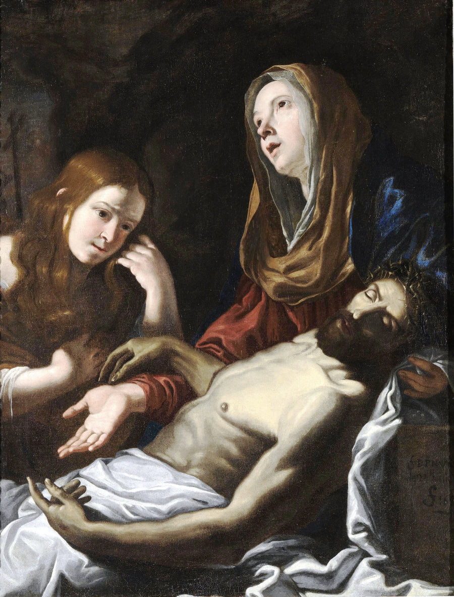 Pietà avec la Madeleine - Pedro Núñez de Villavicencio