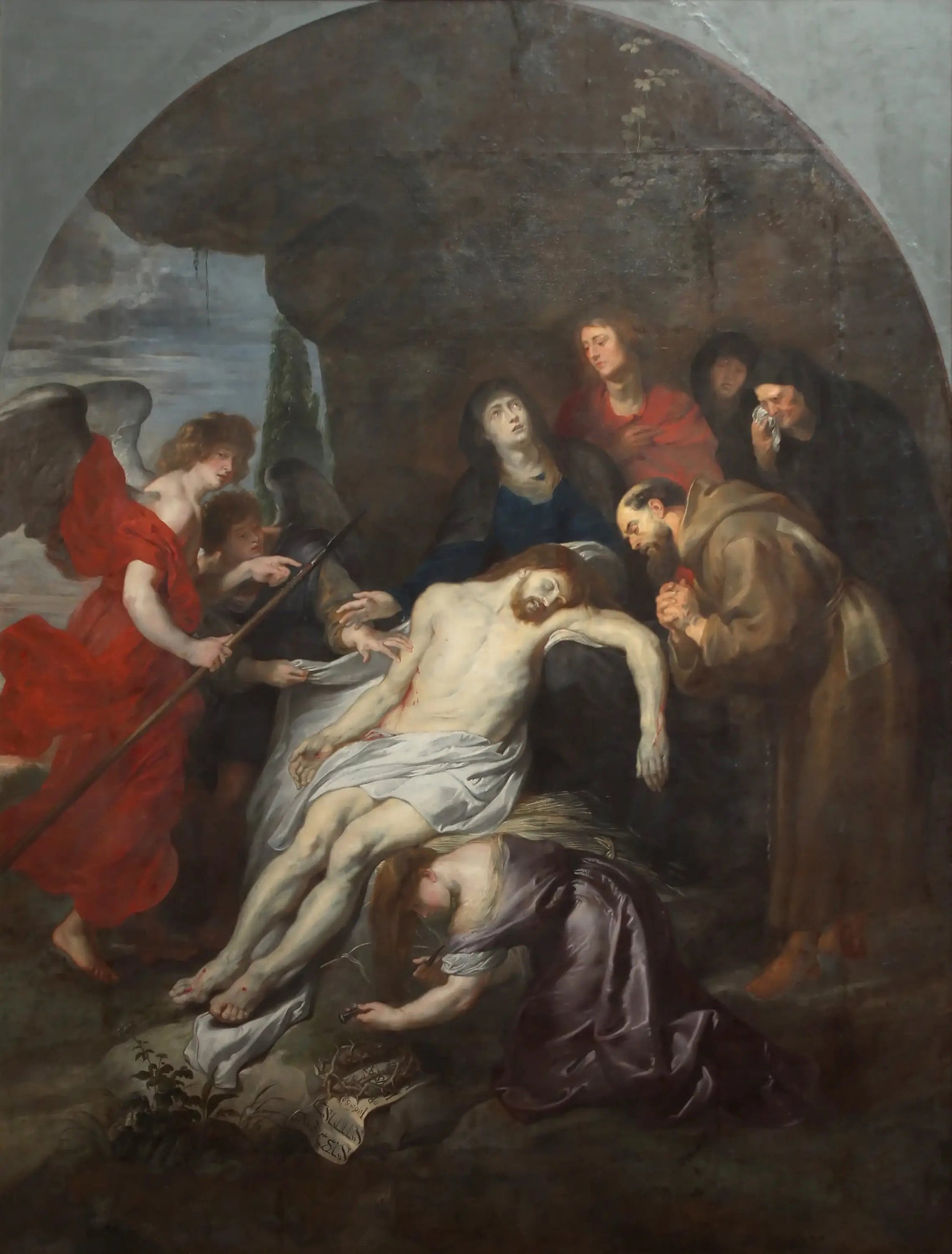 Pièta avec Saint-François - Peter Paul Rubens image 1 reproduction réalisée par Alpha Reproduction