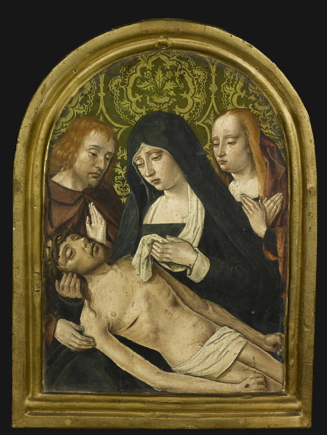 Pietà avec saint Jean et sainte Madeleine - Jean Hey