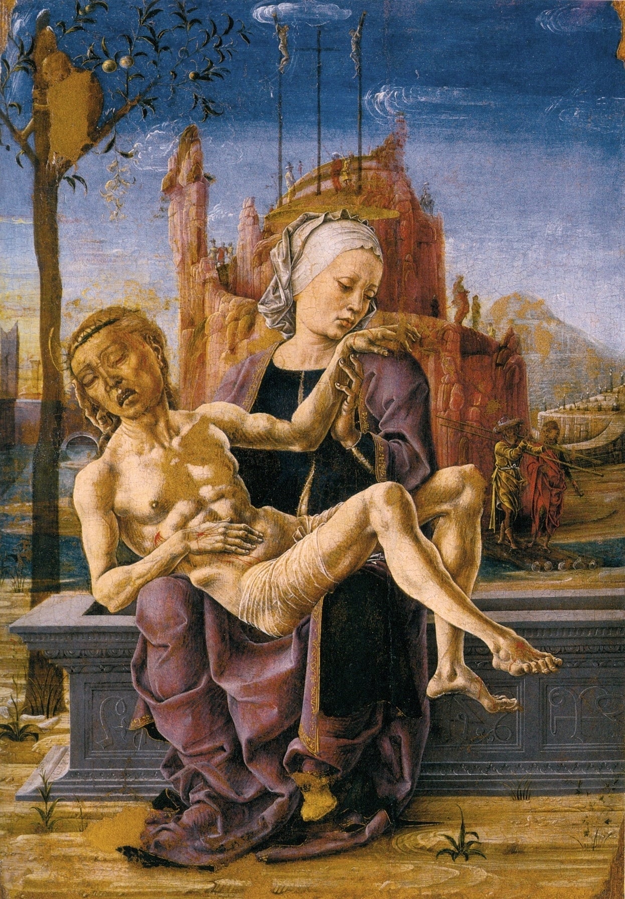 Pietà - Cosmè Tura image 1 tableau peint à l’huile sur toile
