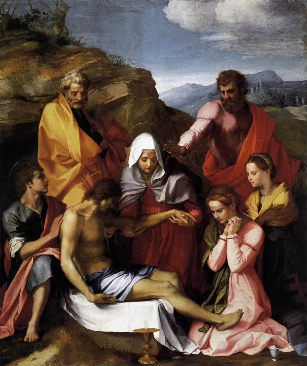 Pietà de Luco - Andrea del Sarto image 1 reproduction artisanale de tableau