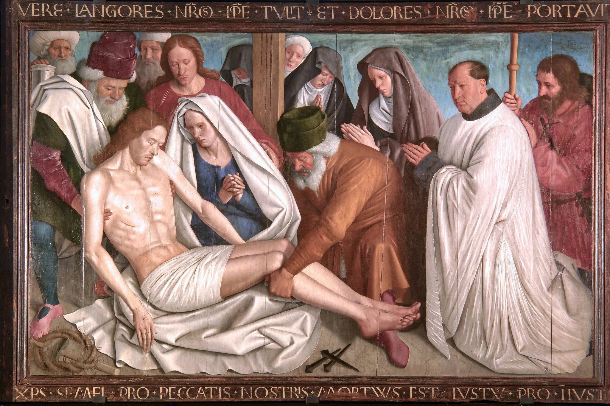 Pietà de Nouans - Jean Fouquet image 1 reproduction artisanale de tableau