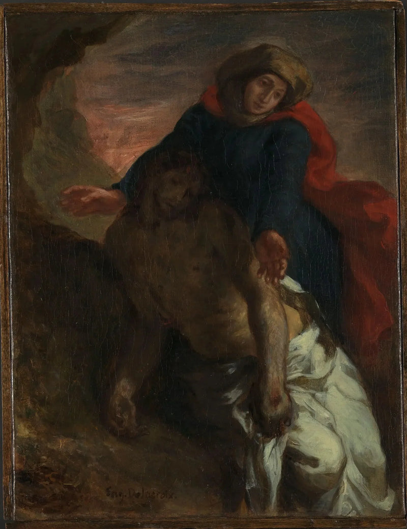 Pietà - Eugène Delacroix