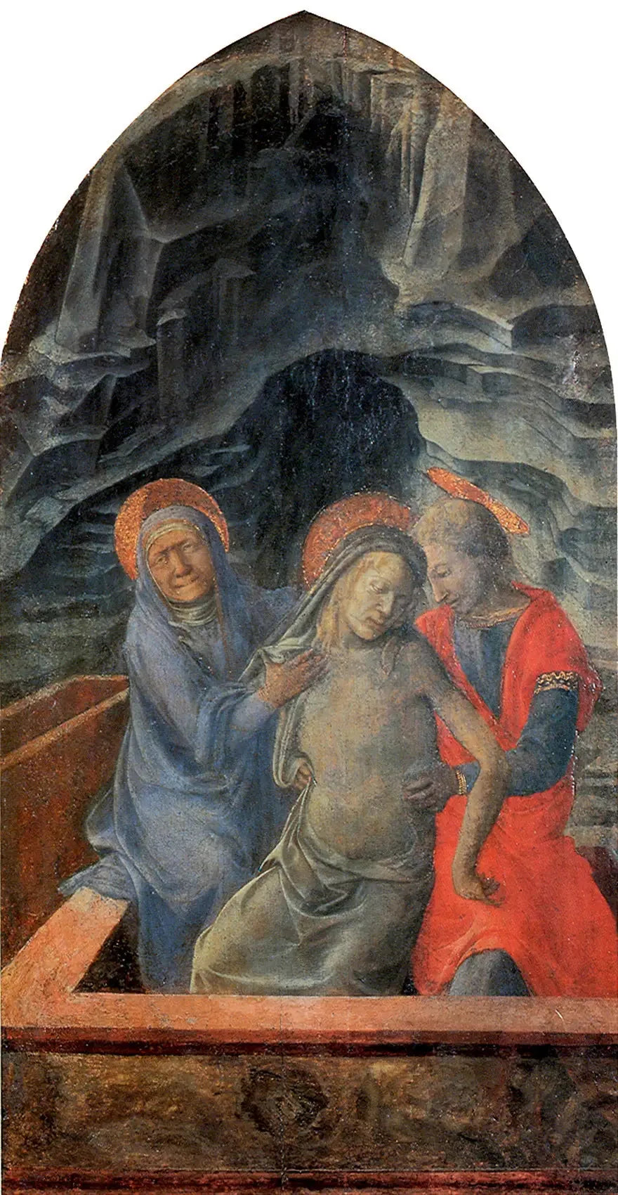 Pietà - Fra Filippo Lippi image 1 reproduction artisanale de tableau