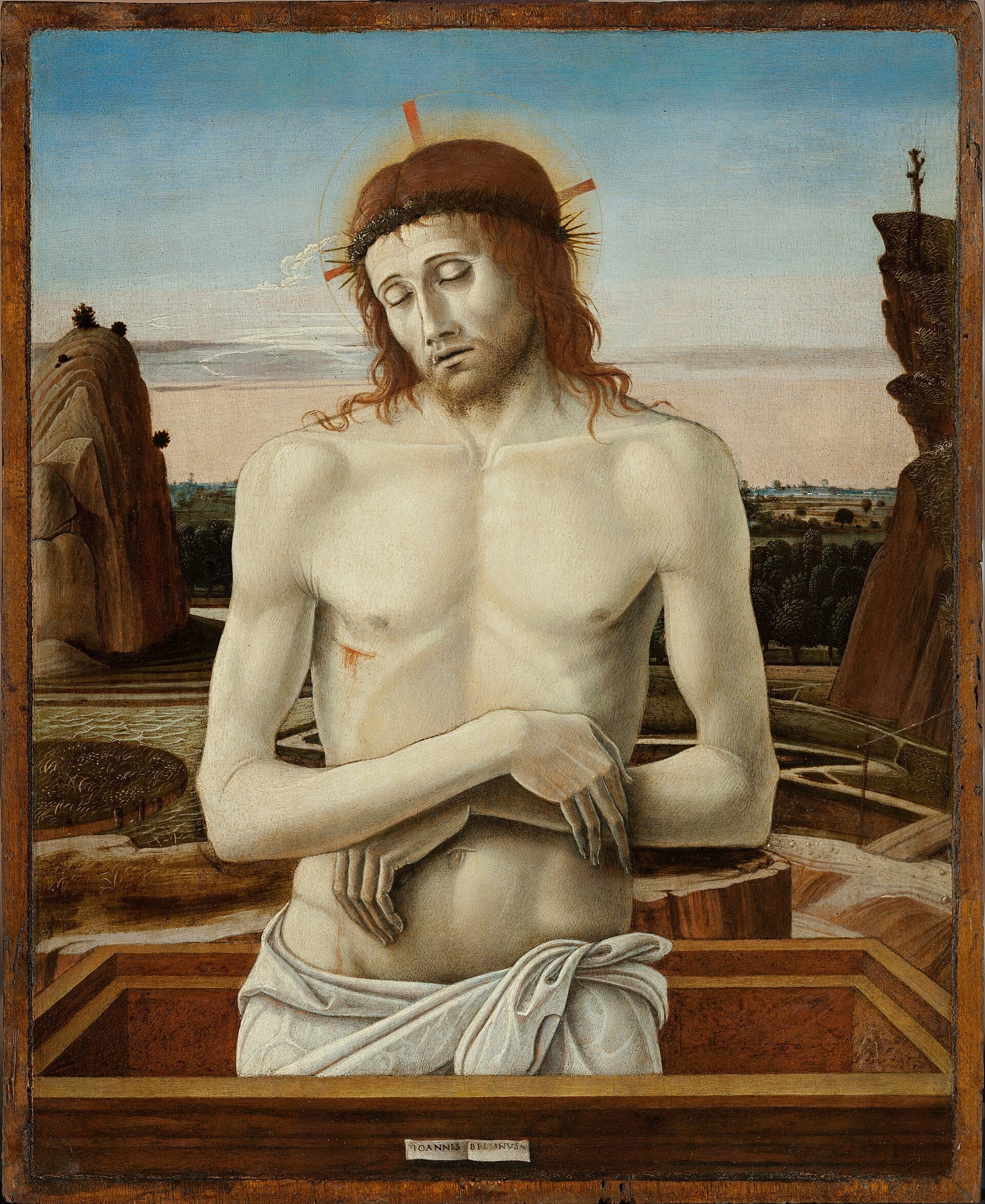 Pietà - Giovanni Bellini image 1 reproduction de peinture à l’huile