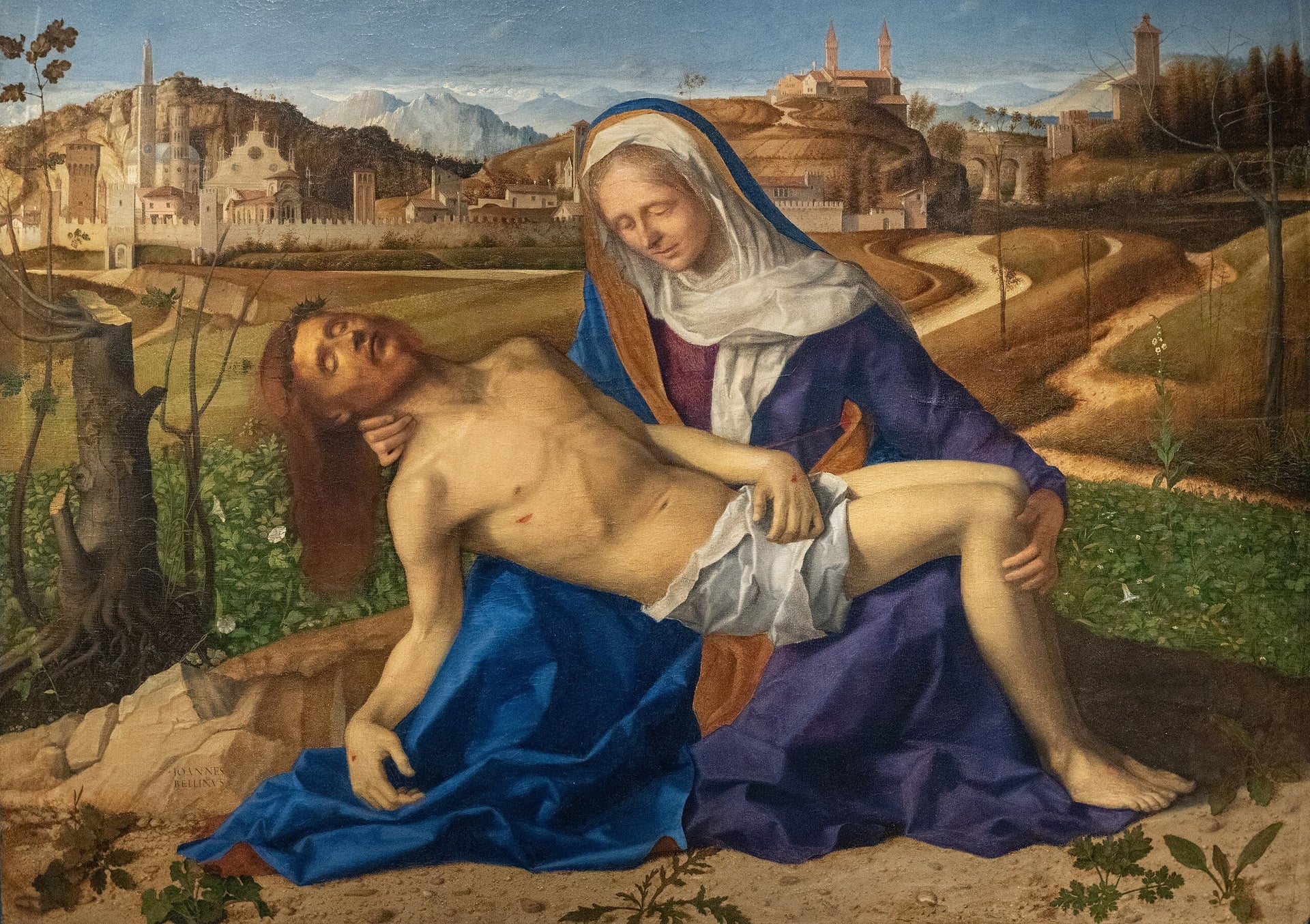 Pietà - Giovanni Bellini image 1 reproduction d’œuvre d’art à l’huile