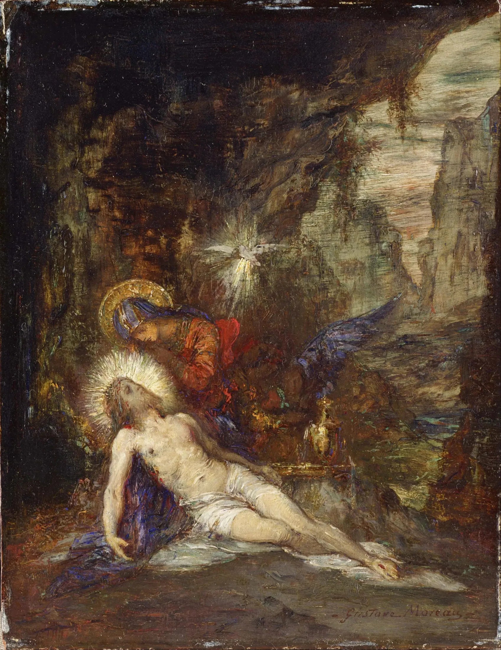 Pietà - Gustave Moreau image 1 reproduction réalisée par Alpha Reproduction