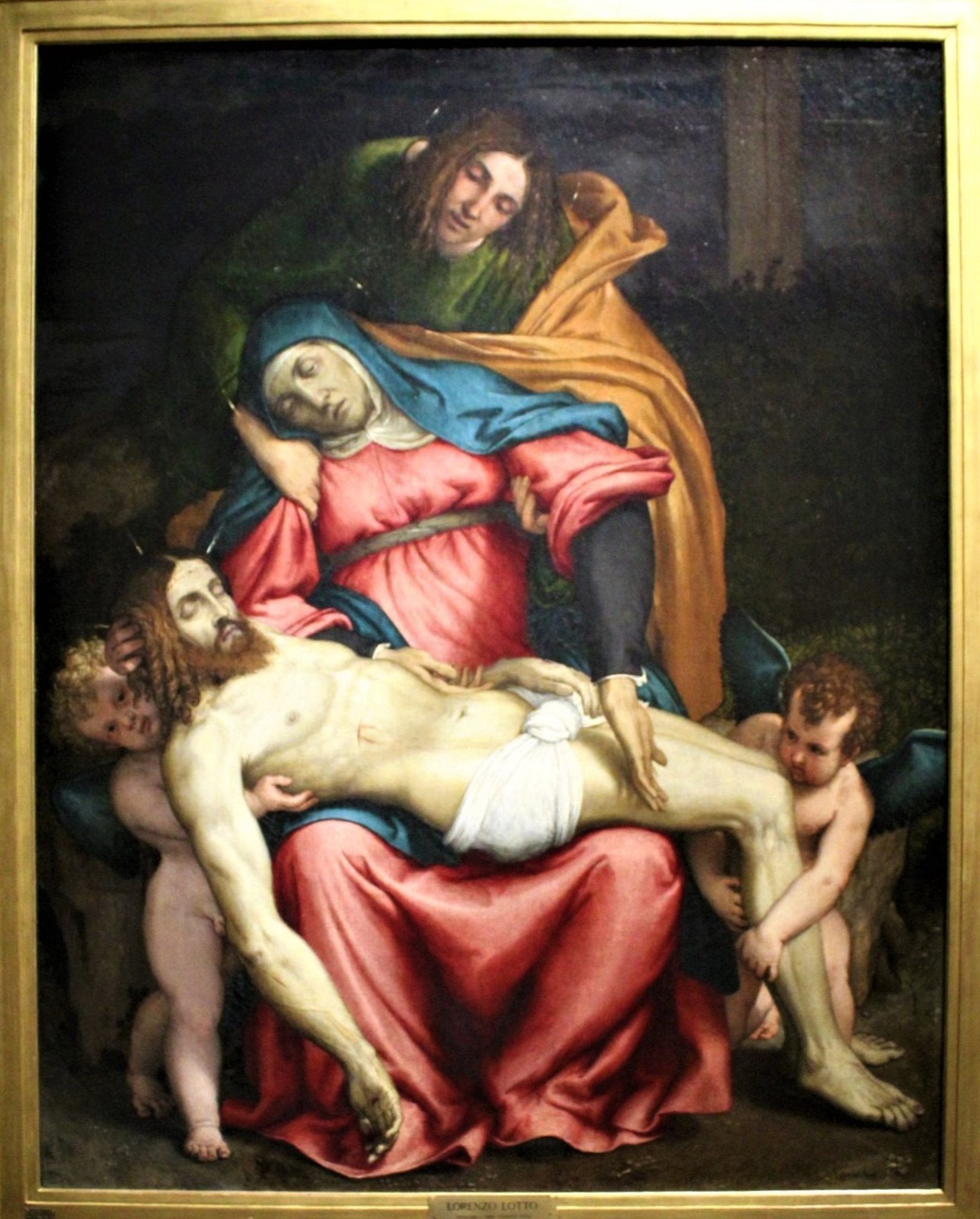 Pietà - Lorenzo Lotto image 1 tableau peint à l’huile sur toile