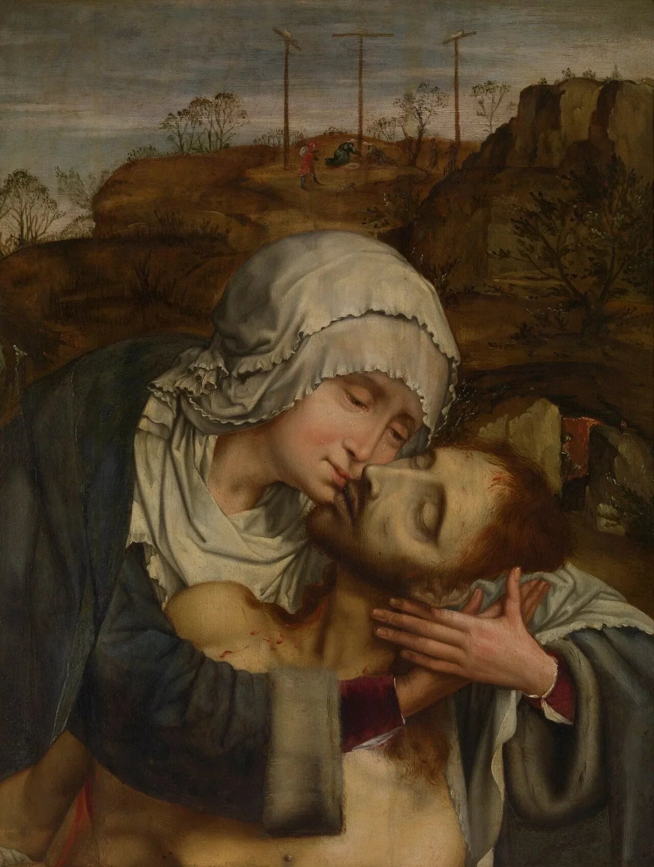 Pietà - Quentin Metsys image 1 reproduction artisanale de tableau