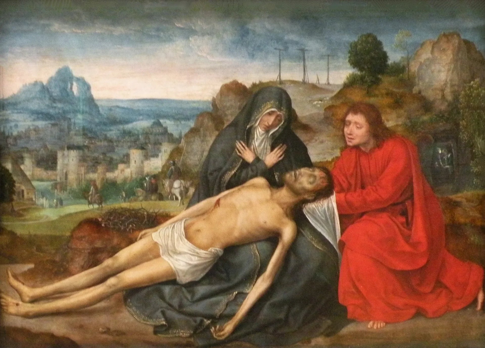 Pietà - Quentin Metsys image 1 reproduction d’œuvre d’art à l’huile