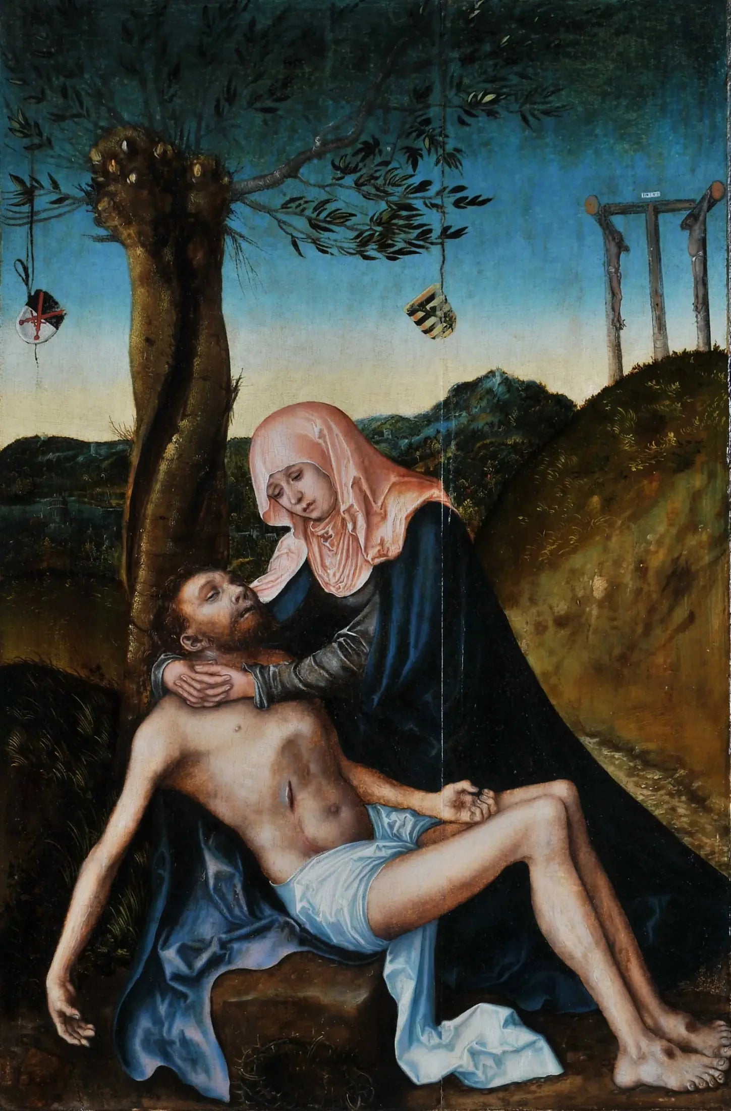 Pietà sous la Croix - Lucas Cranach the Elder image 1 reproduction réalisée par Alpha Reproduction