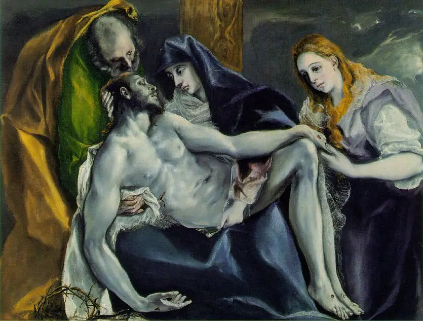 Piété - El Greco image 1 tableau peint à l’huile sur toile