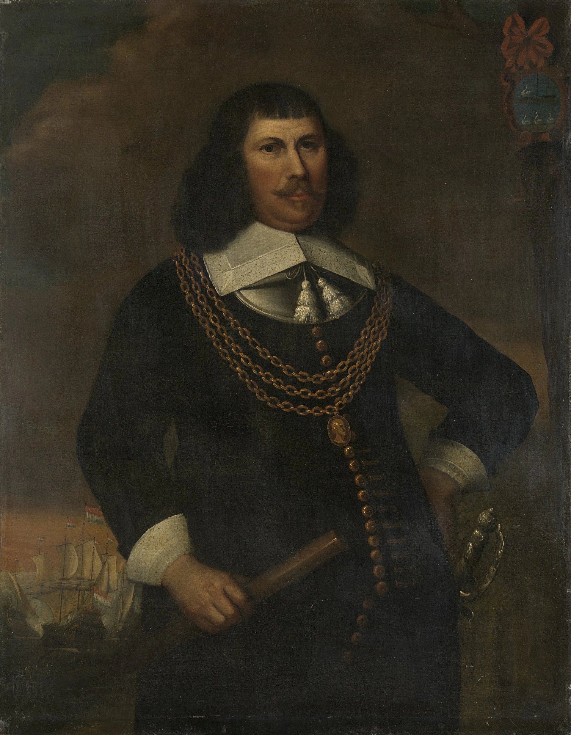 Pieter Florisse (vers 1605-58), vice-amiral du Noorderkwartier - Abraham Liedts